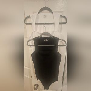 Set of 2 sleeveless OQQ Bodysuits